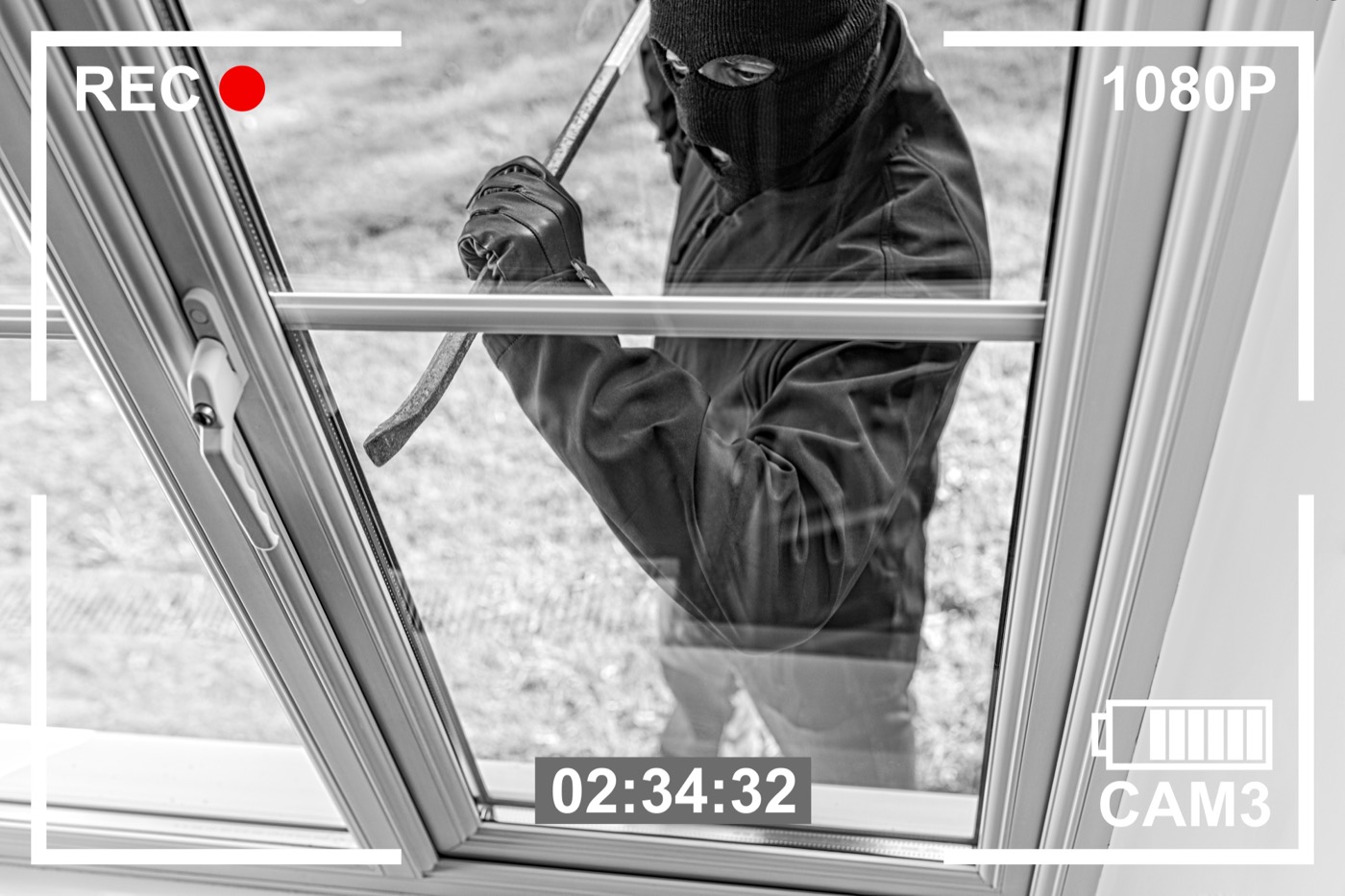 Videoverifikation: Aufzeichnung eines Einbruchsversuchs