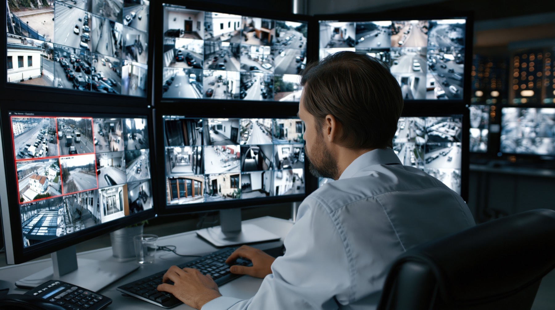 24/7-Leitstelle mit Videoaufschaltung